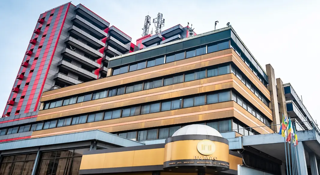 Le siège de la Bourse des Valeurs Mobilières de l’Afrique Centrale (BVMAC) à Douala