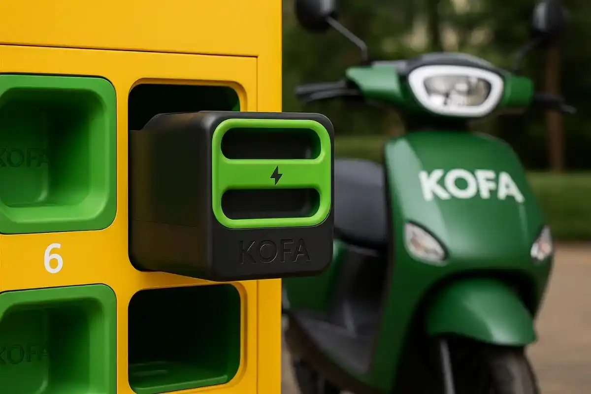 Le réseau de stations d'échange de batteries intelligentes de Kofa